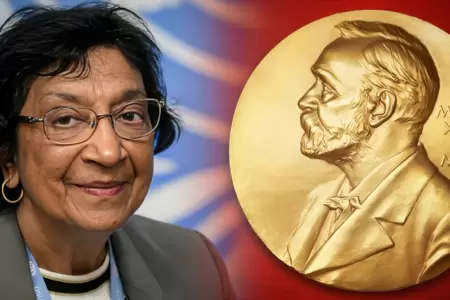 La jurista sudafricana 'Navi' Pillay gan� el Premio Nobel de la Paz 2026