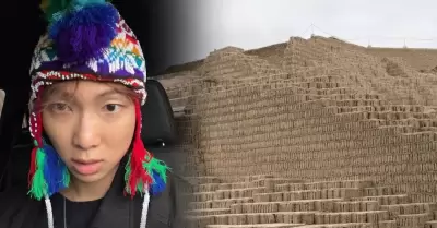 RM de BTS visita la Huaca Pucllana