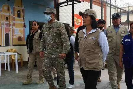 Keiko Fujimori ratifica su compromiso en recuperar el orden y la paz