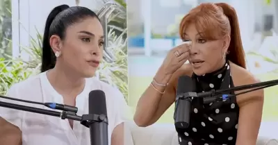 Magaly llora por confesi�n de Maricarmen Mar�n