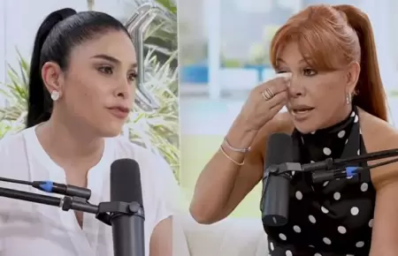 Magaly llora por confesi�n de Maricarmen Mar�n