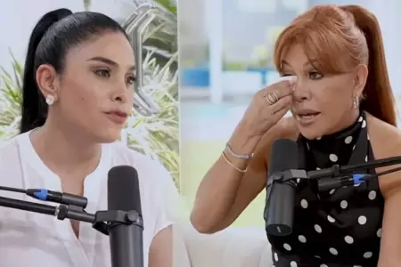 Magaly llora por confesi�n de Maricarmen Mar�n