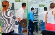 Hombre protagoniza esc�ndalo en el trabajo de su esposa tras descubrir que le fue INFIEL con el jefe