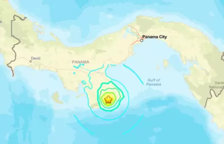 Nueva r�plica se registra en Panam�, hoy 9 de octubre.