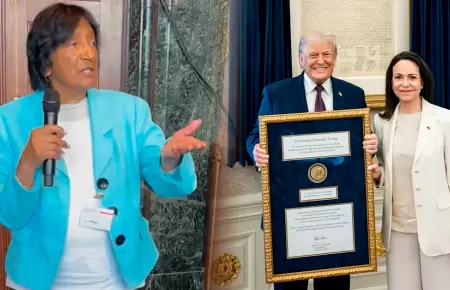 La nueva ganadora tuvo un gesto ir�nico tras recibir la noticia