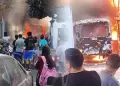 Santa Anita: incendio consume bus de transporte p�blico cerca de la avenida La Encalada
