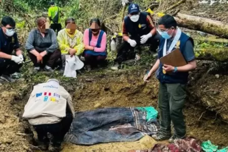 Peritos recuperaron restos humanos en Paco Pacuni.