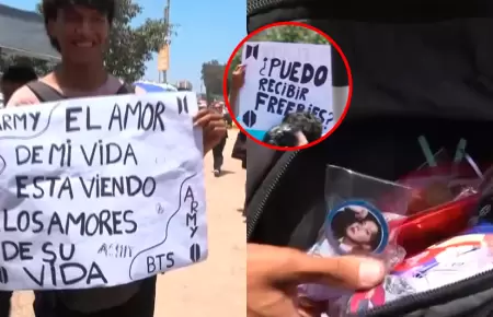 Joven se ofreci� a recolectar recuerdos hasta la salida de su pareja.