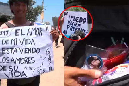 Joven se ofreci� a recolectar recuerdos hasta la salida de su pareja.