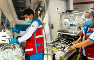 De Piura a Lima por su vida: SAMU, SIS y FAP evacúan a recién nacida con cardiopatía compleja