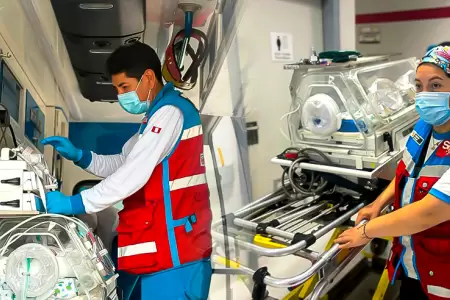Traslado aerom�dico de emergencia de Piura a Lima salva la vida de una beb�