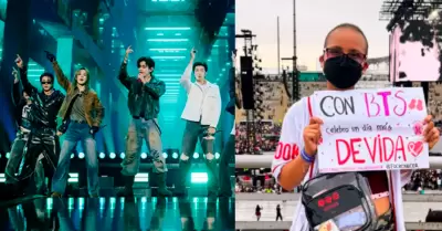 paciente con c�ncer de mama asiste al concierto de BTS en Lima