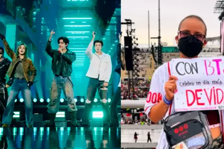 paciente con c�ncer de mama asiste al concierto de BTS en Lima