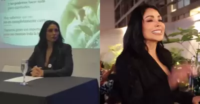 Pamela Franco inaugura ONG en beneficio de los ni�os con TEA
