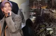 RM rompe su silencio sobre los incidentes ocurridos afuera del hotel de BTS: "Es un acto no correcto"