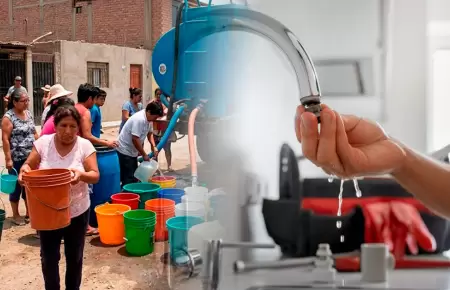 Corte de agua en Lima, seg�n Sedapal.