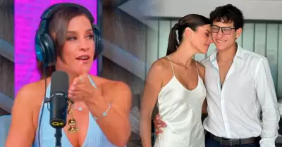 Mar�a P�a y su pedido a fans de su hijo Samuel.