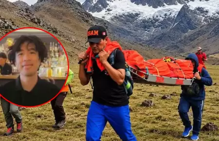 Turista australiano es hallado muerto en la cordillera Huayhuash