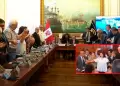 Ministros y senadores se dan la mano tras altercado entre Astudillo y Marav� en la Comisi�n de Constituci�n