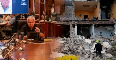 Presidente y ministros sostuvieron sesi�n de emergencia.