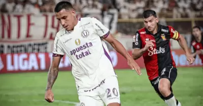 �lex Valera anota doblete y la 'U' rescata un 2-2 ante Melgar