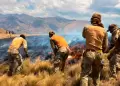 Ej�rcito despliega brigadas para frenar graves incendios forestales desatados en Ayacucho
