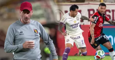 El director t�cnico expres� su molestia tras el empate.
