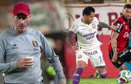 El director t�cnico expres� su molestia tras el empate.
