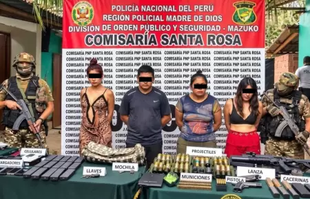 Polic�a Nacional captura a presunto cabecilla de 'Los Sanguinarios de la Pampa'