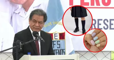 Ministro Chang anuncia restricciones al maquillaje, pintado de u�as y faldas en
