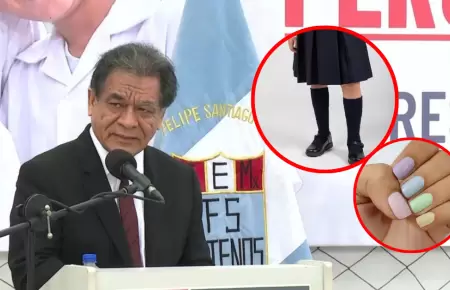 Ministro Chang anuncia restricciones al maquillaje, pintado de u�as y faldas en