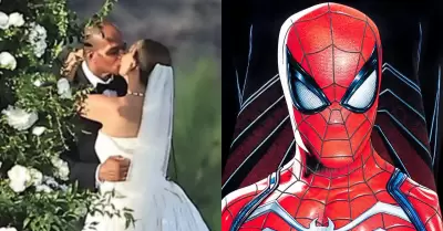 Actor de Spiderman oficia boda de su exesposa