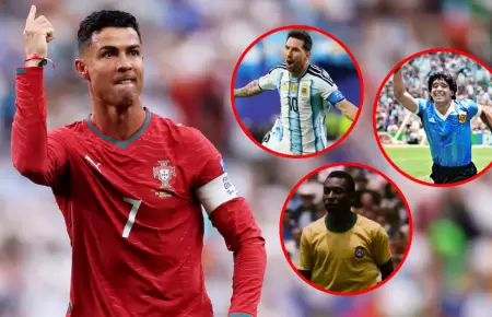 Cristiano Ronaldo se considera el mejor jugador de la historia por encima de Mes