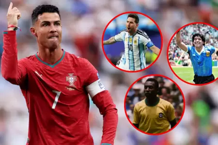 Cristiano Ronaldo se considera el mejor jugador de la historia por encima de Mes