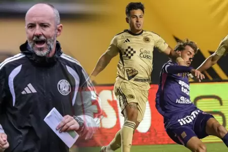 Javier Rabanal hizo autocr�tica tras la derrota de Cusco ante Alianza Lima.