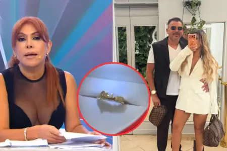 Magaly se burla del anillo que le regalaron a Yahaira Plasencia
