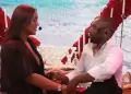 Jair C�spedes intenta reconquistar a su esposa con rom�ntica sorpresa, pero ella lo rechaza en vivo