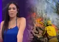 Jazm�n Pinedo sorprende con fuerte donaci�n por los incendios forestales en Per�: "Se necesita apoyo"
