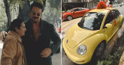 Ricardo Arjona obsequia auto a su hist�rico taxista mexicano y escen�grafo