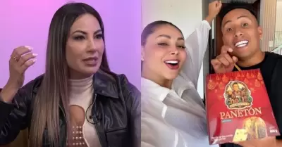 Pamela L�pez anuncia su panet�n