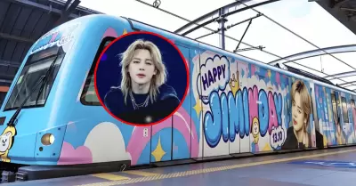 L�nea 1 del Metro de Lima recuerda a Jimin, integrante de BTS, en su cumplea�os
