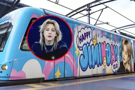 L�nea 1 del Metro de Lima recuerda a Jimin, integrante de BTS, en su cumplea�os