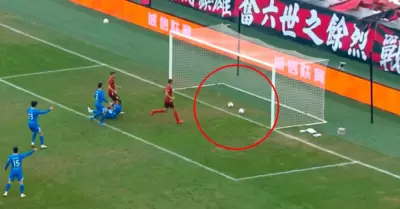 En la liga China, metieron el primer doble gol de la historia del f�tbol