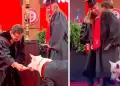 Joven recibe su t�tulo universitario y su fiel perro de apoyo obtiene su propio hueso de graduaci�n
