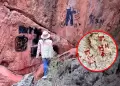 Conservaci�n patrimonial en Cajamarca: Mincul inicia trabajos de recuperaci�n en pinturas rupestres vandalizadas