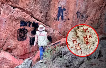 Pinturas pertenecen a los primeros pobladores del valle.