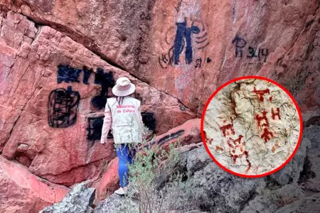 Pinturas pertenecen a los primeros pobladores del valle.
