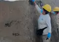 Vandalismo en Chan Chan: desconocidos pintan muros de m�s de 600 a�os y Mincul se pronuncia