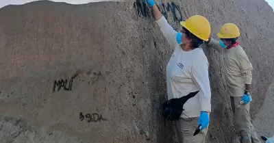 Chan Chan fue v�ctima de vandalismo.