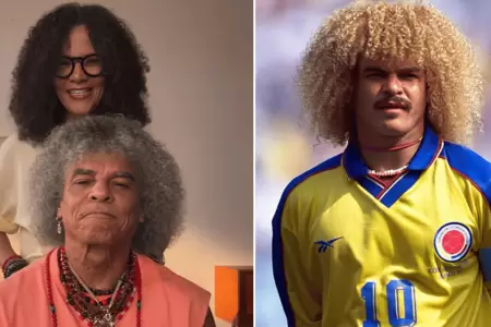 Carlos 'El Pibe' Valderrama se realiz� un radical cambio de look